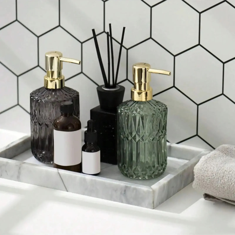 Home Bathroom Soap Dispenser - Dispensador de Sabonete Líquido Manual 400ML,