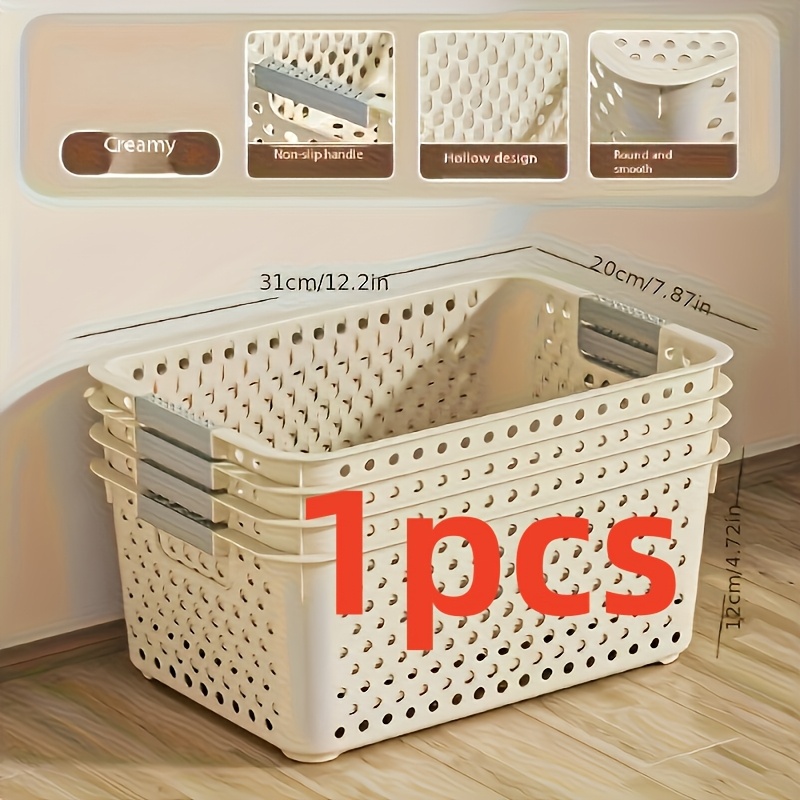 Home Goods Bathroom Storage - Caixa de armazenamento de plástico de