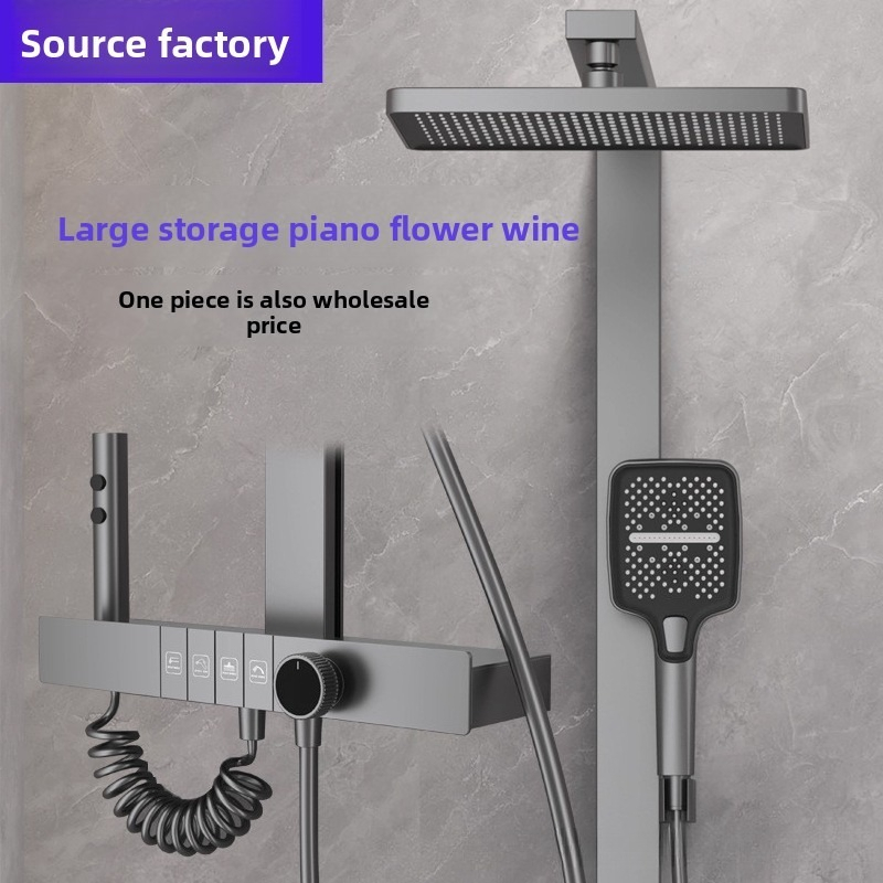 Home Bathroom - Conjunto de Chuveiro Digital com Pressurizador