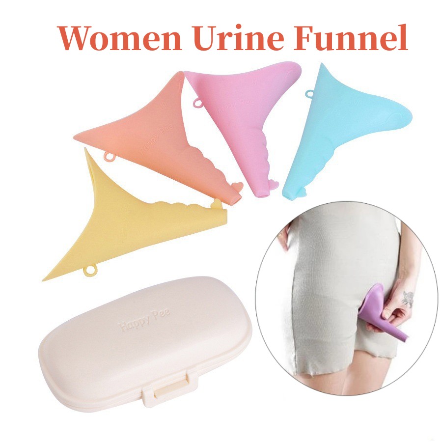 Home Bathroom Urinal - Urinol de silicone portátil para mulheres,