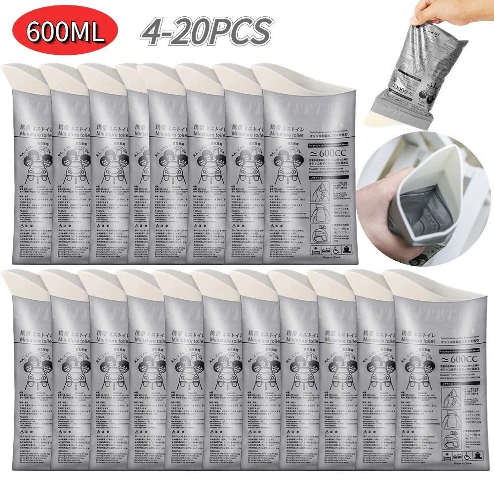 Home Bathroom Urinal - Sacos de urina de emergência ao