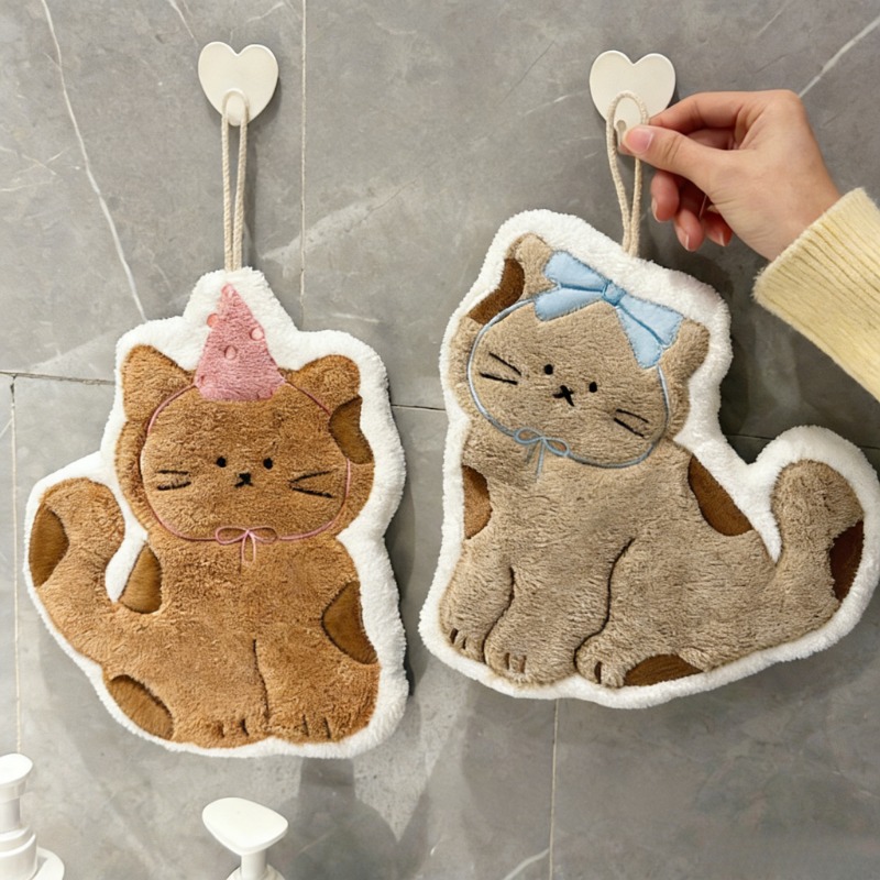 Home Bathroom Towels - Toalhas de Mão Criativas em Formato