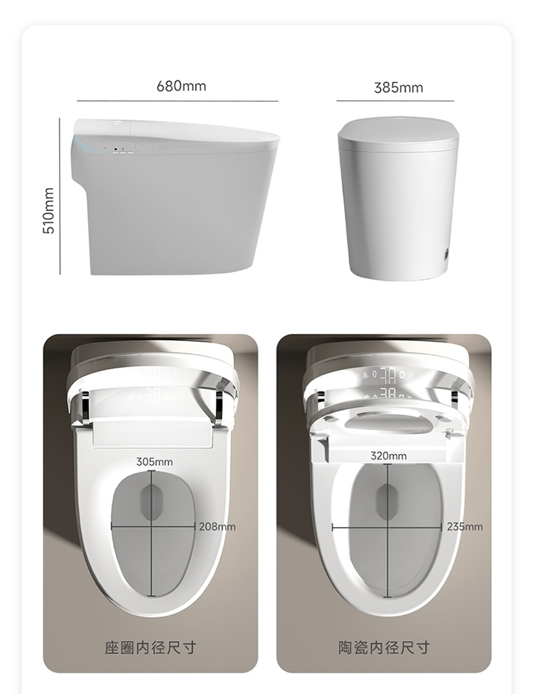 Home Bathroom - Sanitário Inteligente de Última Geração com