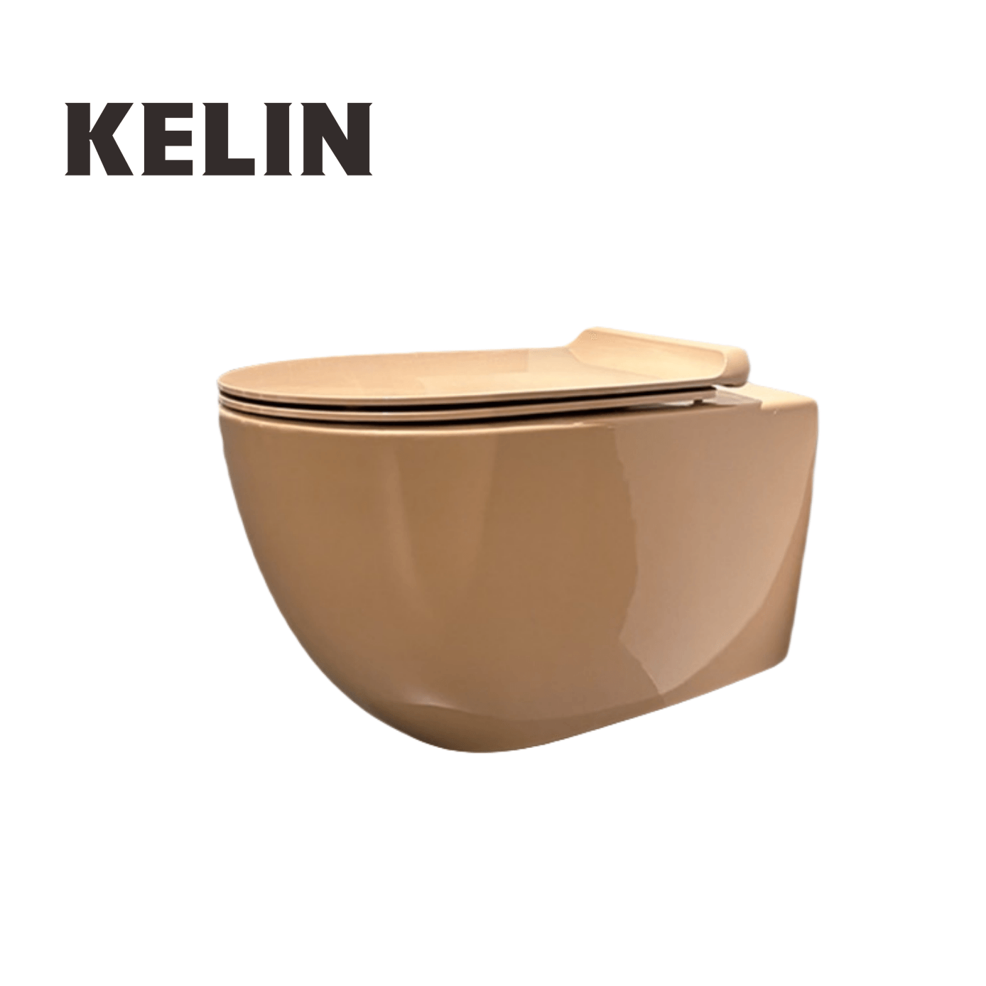 Home Bathroom - Sanitário suspenso KELIN, estilo moderno, com