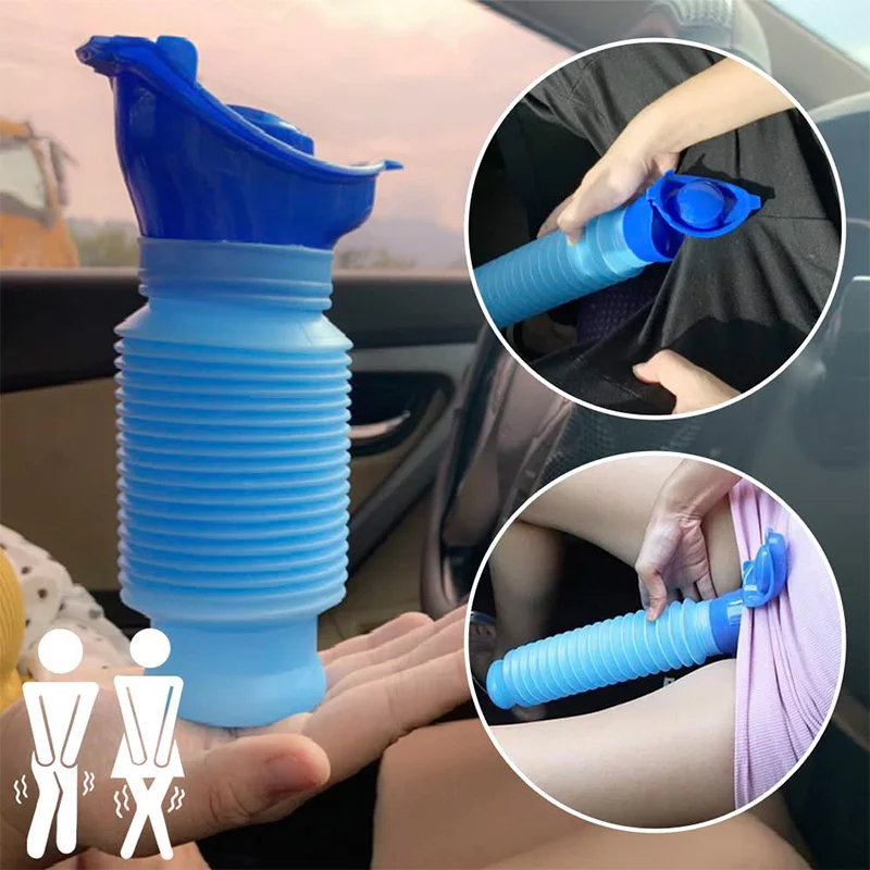Home Bathroom Urinal - 750ml portátil adulto mictório acampamento ao