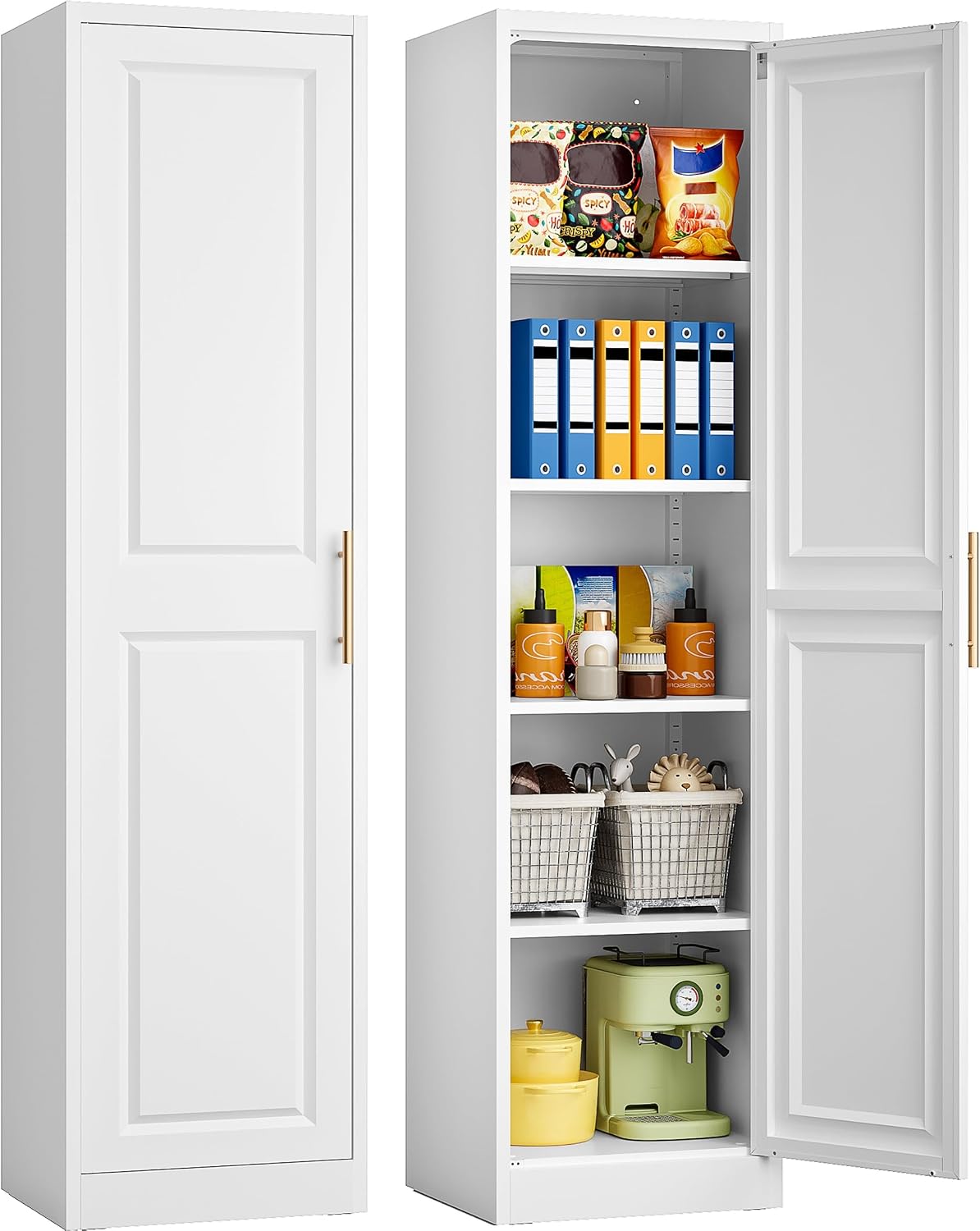 Home Goods Bathroom Storage - Armário de Armazenamento Alto e Estreito