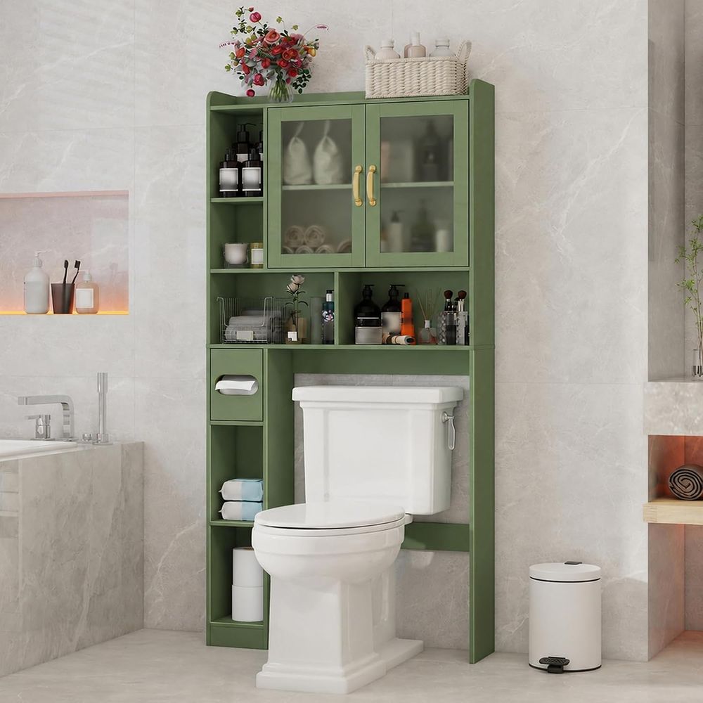 Home Bathroom - Armário de Armazenamento Acrílico para Banheiro,