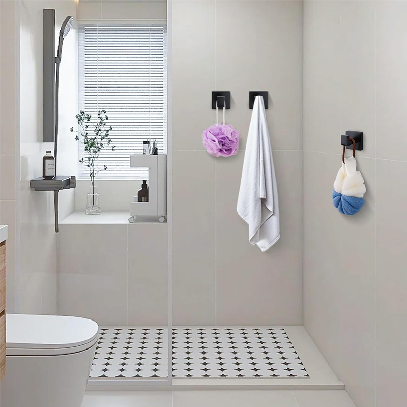Gancho de Toalha Preto Fosco e - Home Bathroom Towels avaliação e preço