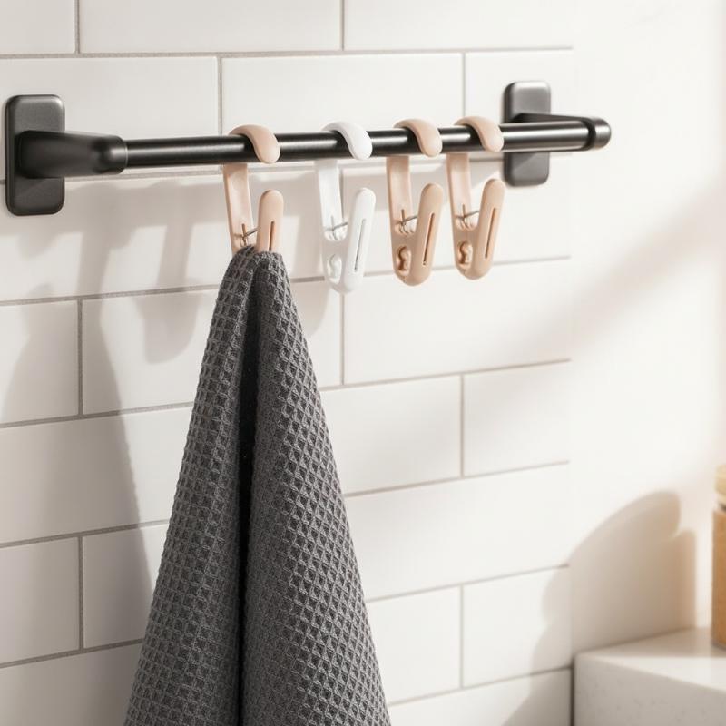 10 peças de ganchos de suspens - Home Bathroom Towels avaliação e preço