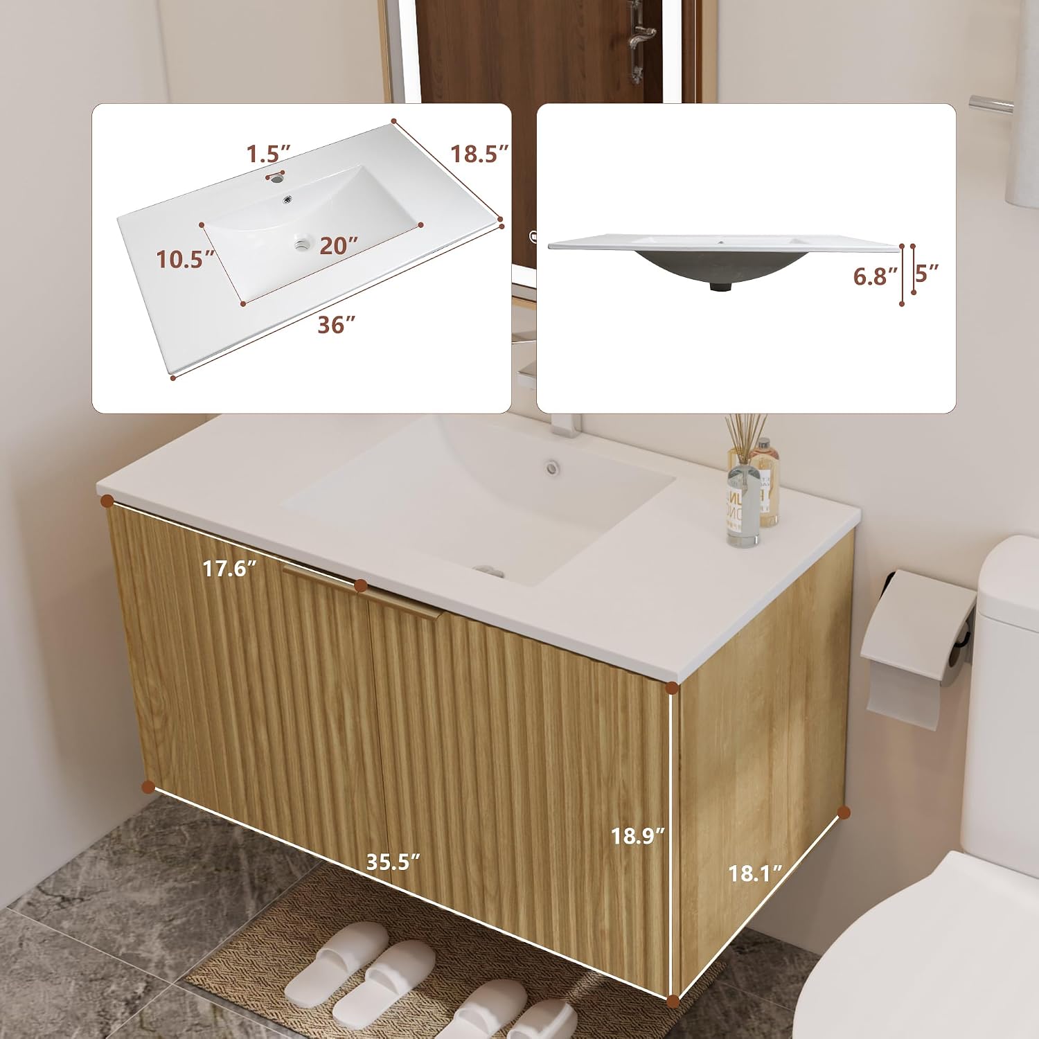 Armário de Banheiro Flutuante  - Home Bathroom avaliação e preço