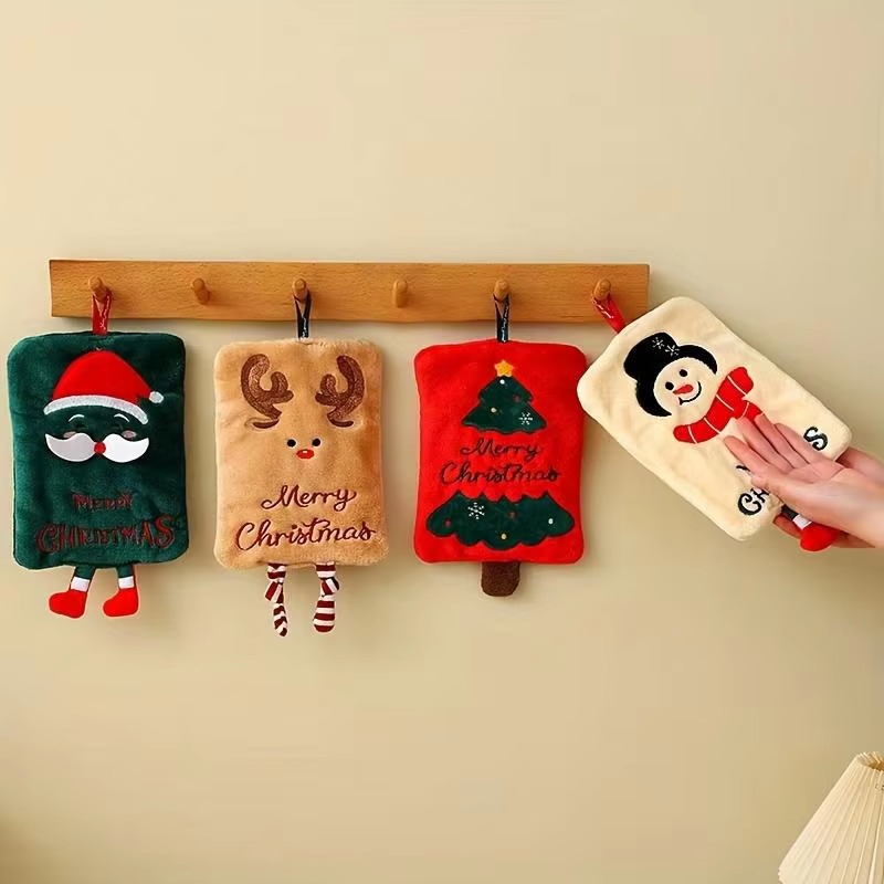 Toalha de Mão de Natal para Pe - Home Bathroom Towels avaliação e preço