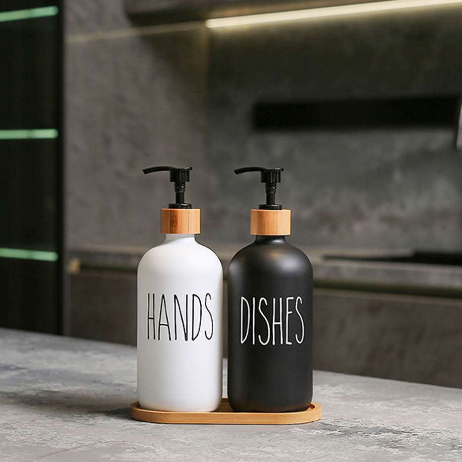 500ml prato dispensador de gar - Home Bathroom Soap Dispenser avaliação e preço