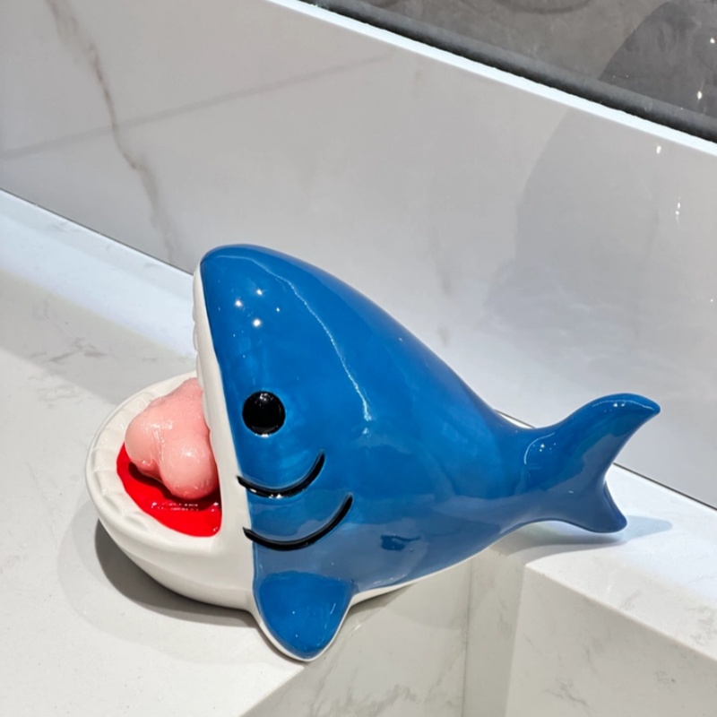 Saboneteira Criativa de Tubarã - Home Edit Bathroom Storage avaliação e preço