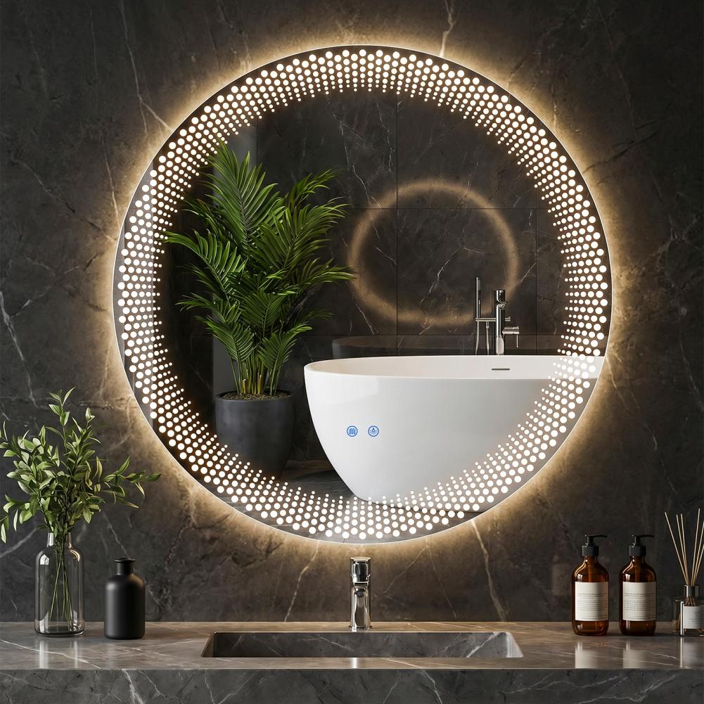 Espelho de Banheiro Redondo LE - Bathroom Mirror Led avaliação e preço