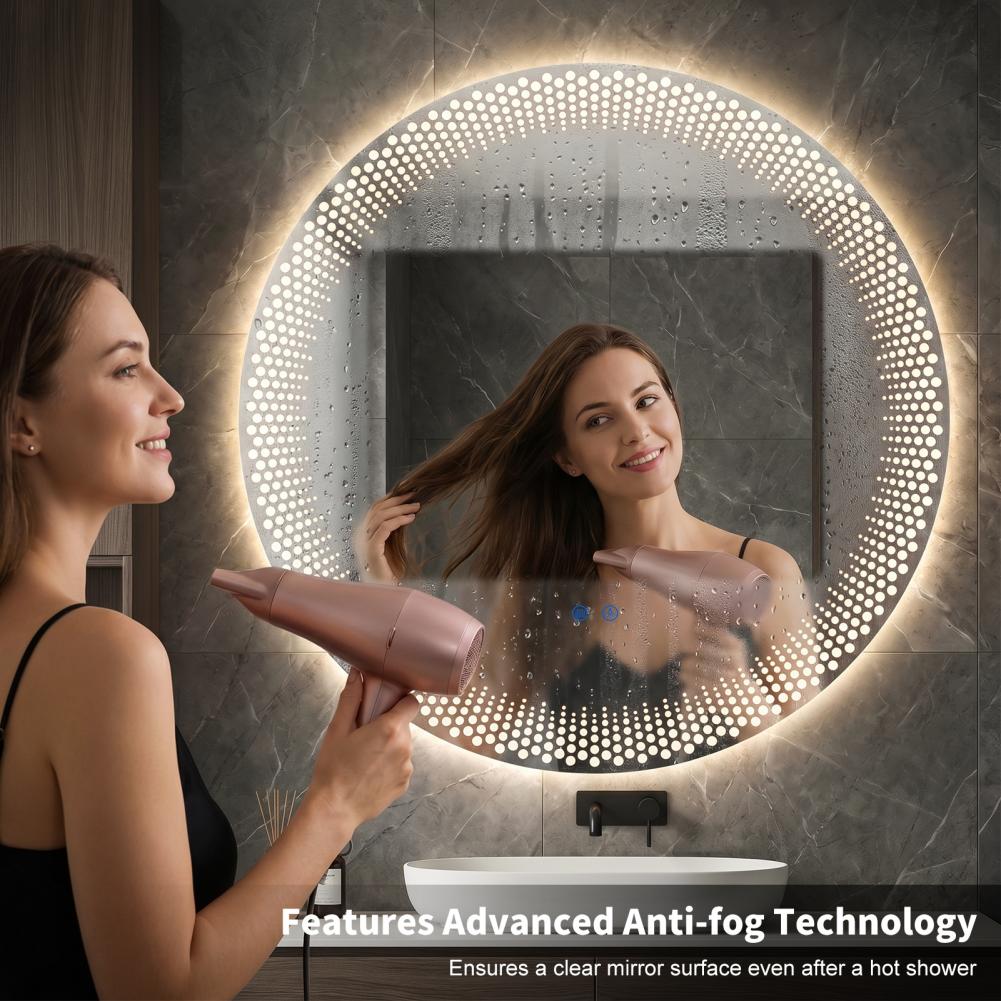 Espelho de Banheiro Redondo LE - Bathroom Mirror Led avaliação e preço