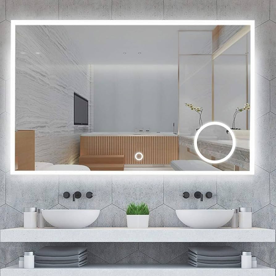Espelhos de Maquiagem Montados - Bathroom Mirror Led avaliação e preço