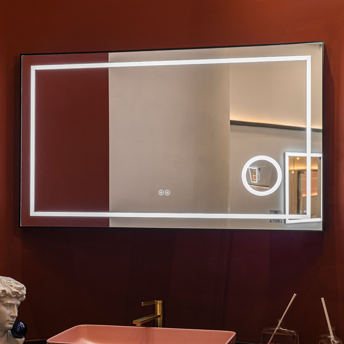 Espelhos de Maquiagem Montados - Bathroom Mirror Led avaliação e preço