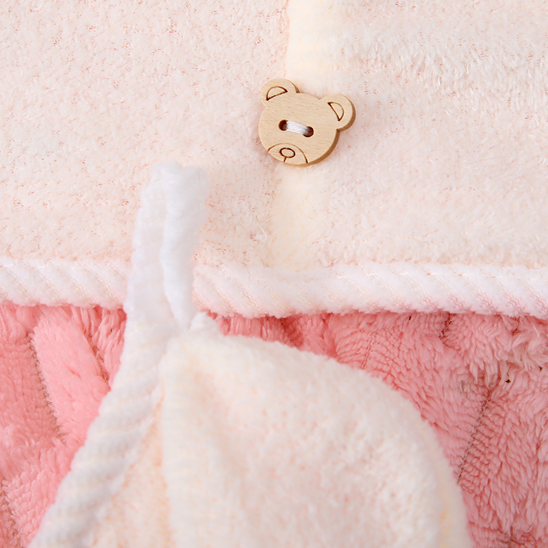 Touca de Cabelo de Coral Fleec - Home Bathroom Towels avaliação e preço