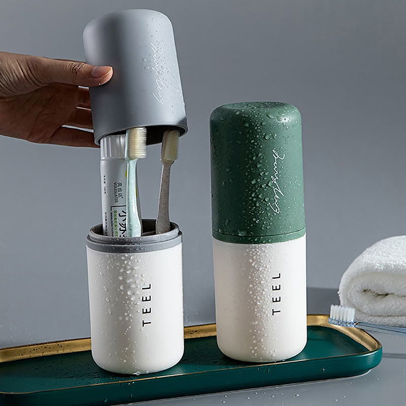 Portable Toothbrush Holder Box - Home Goods Bathroom Storage avaliação e preço