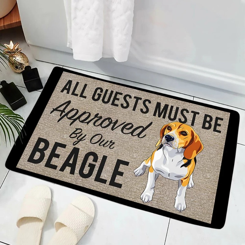 Cão engraçado porta tapete peq - Home Bathroom Reno avaliação e preço
