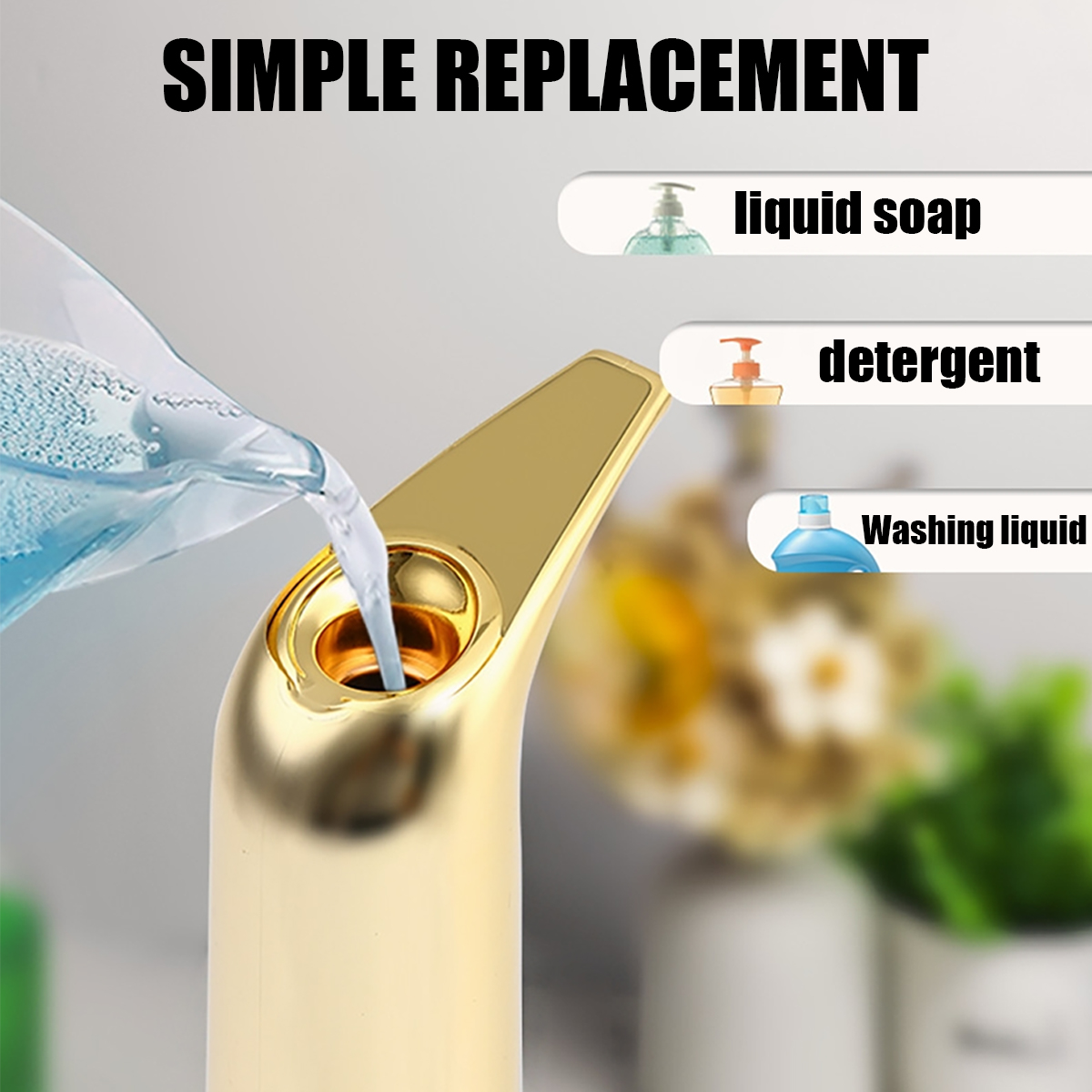 Dispensador Automático de Sabã - Home Needs Bathroom Cleaning avaliação e preço