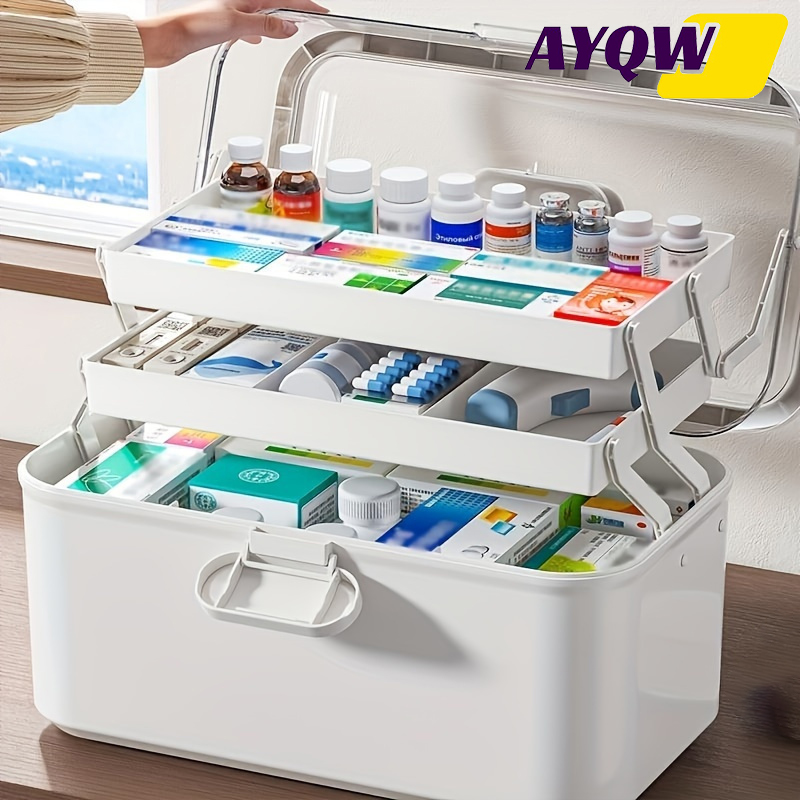 Caixa Organizadora de Medicame - Home Goods Bathroom Storage avaliação e preço
