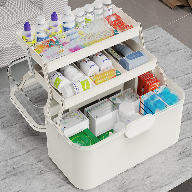 Caixa Organizadora de Medicame - Home Goods Bathroom Storage avaliação e preço