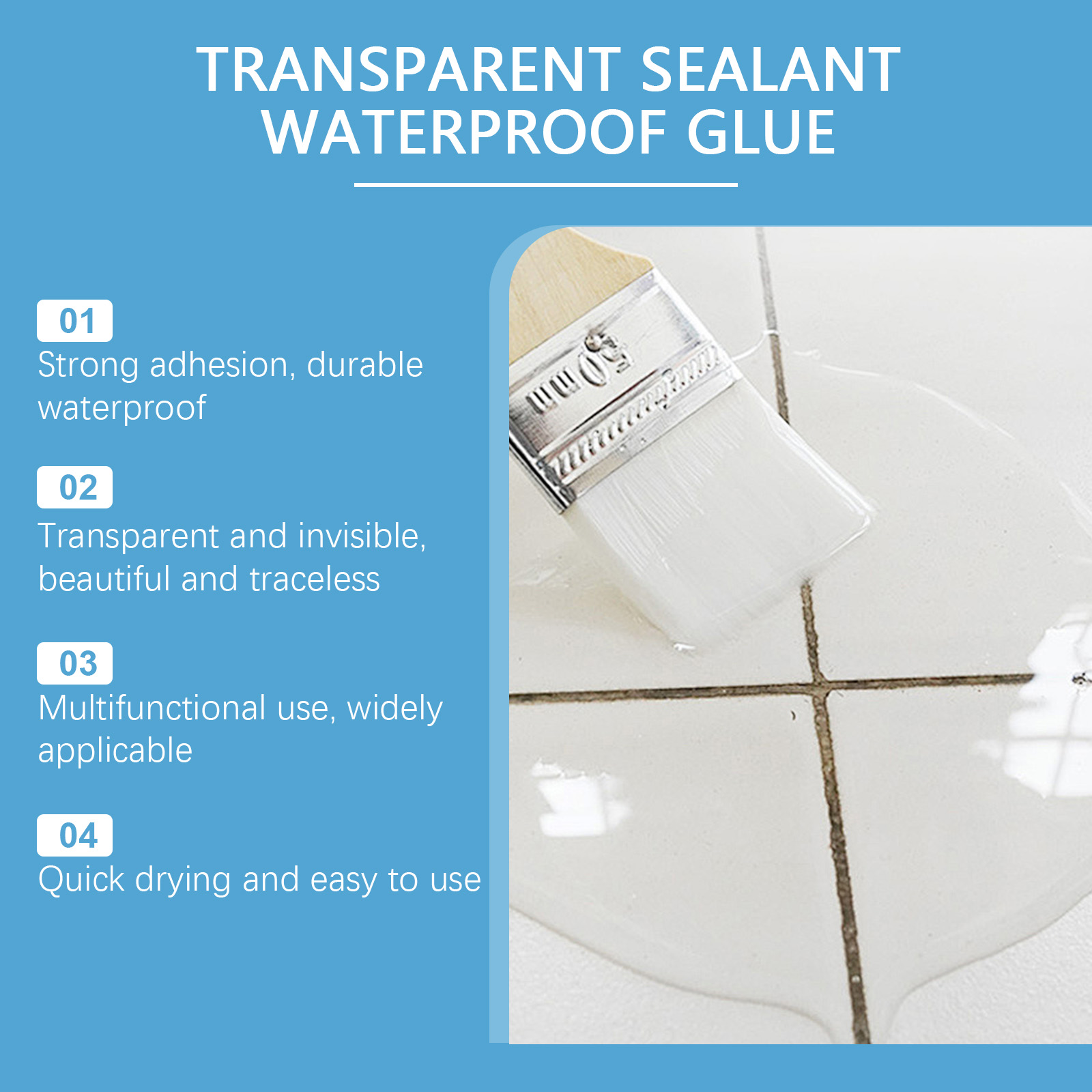 Selante transparente à prova d - Home Bathroom Repair avaliação e preço