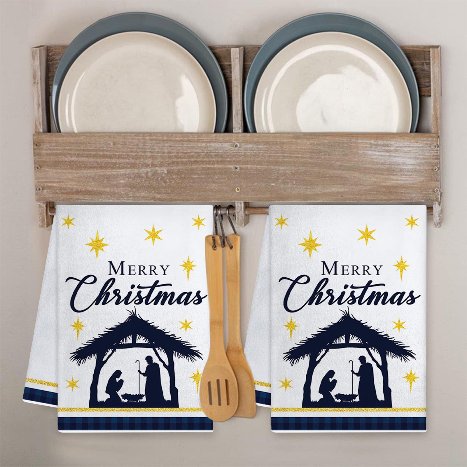 Toalhas de mão de natal para b - Home Bathroom Towels avaliação e preço