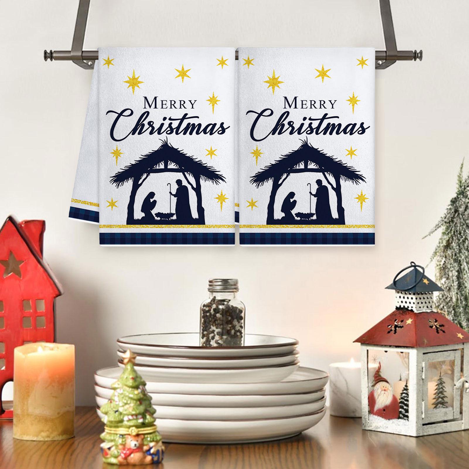Toalhas de mão de natal para b - Home Bathroom Towels avaliação e preço