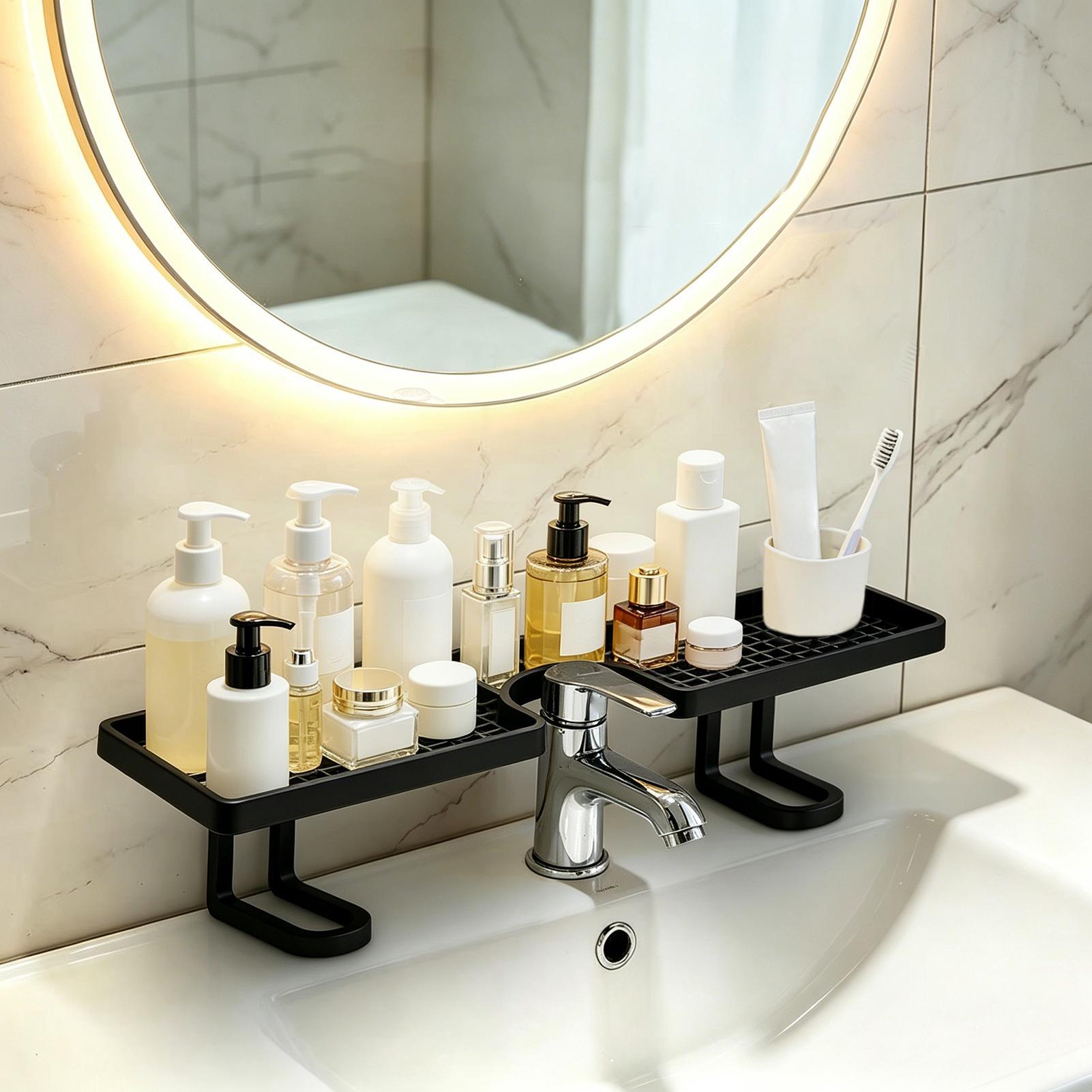 Prateleira para torneira de ba - Home Goods Bathroom Storage avaliação e preço