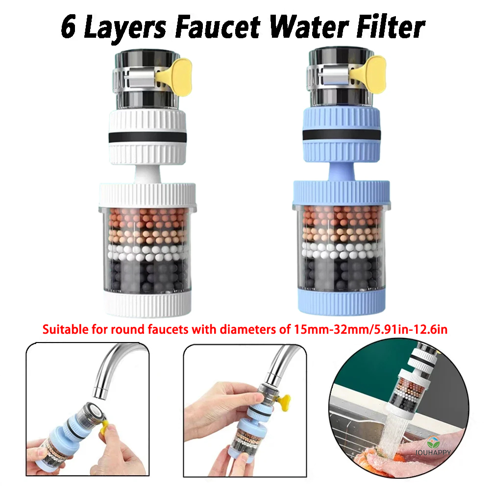 6 camadas torneira filtro de á - Home Bathroom avaliação e preço